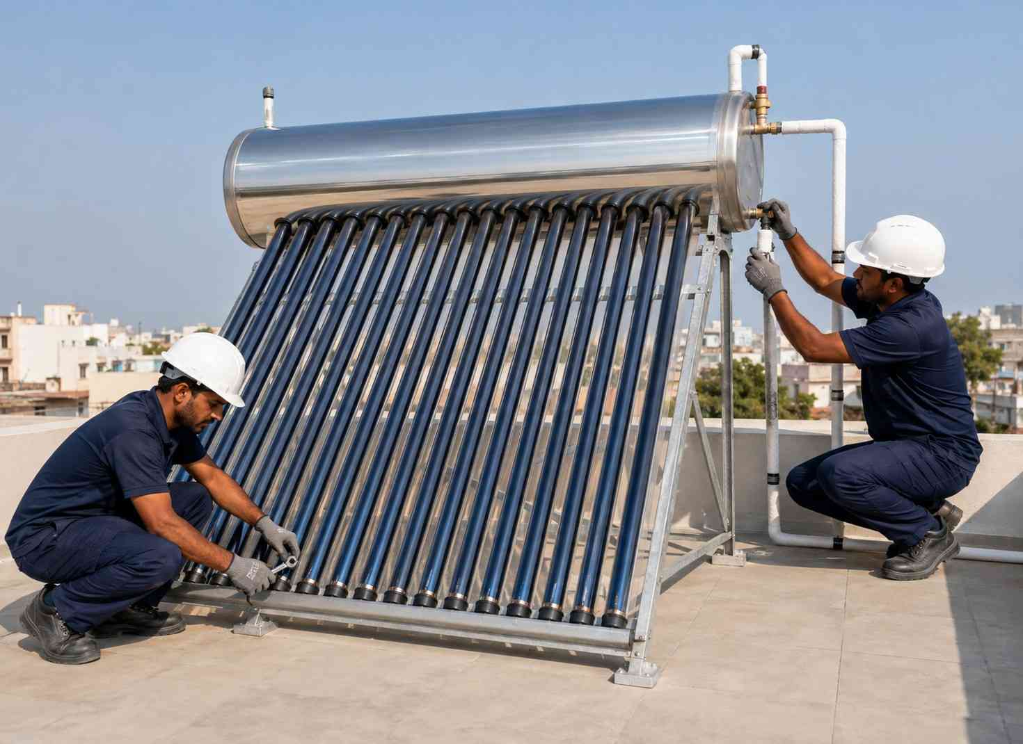 Solar Water Heater Installation